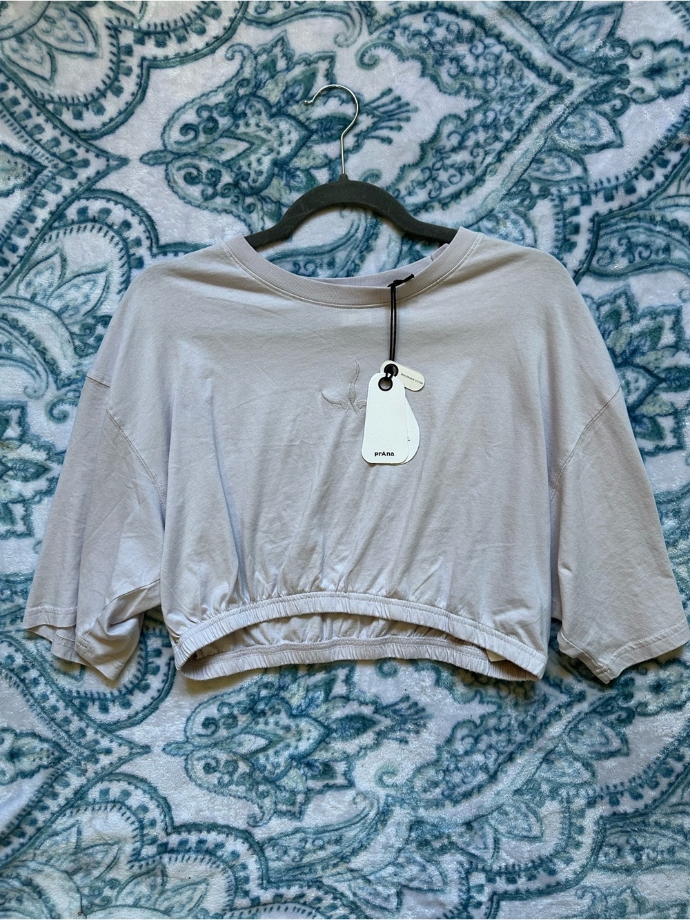 Prana Lavender Cropped Tee - Picture 6 of 6